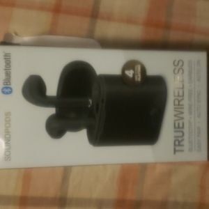 Sentry® Bluetooth® True Wireless Sound PodsBox measures 5.5 inches by 3 inches